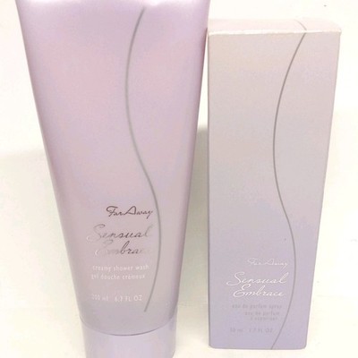 FAR AWAY SENSUAL EMBRACE Eau De Parfum Spray 1.7 Fl Oz & Creamy Shower Wash6.7Fl