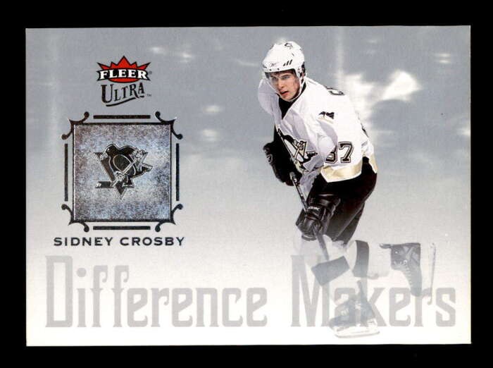 SIDNEY CROSBY 2005-06 FLEER ULTRA #DM6 DIFFERENCE MAKERS ROOKIE CARD RC BF9206