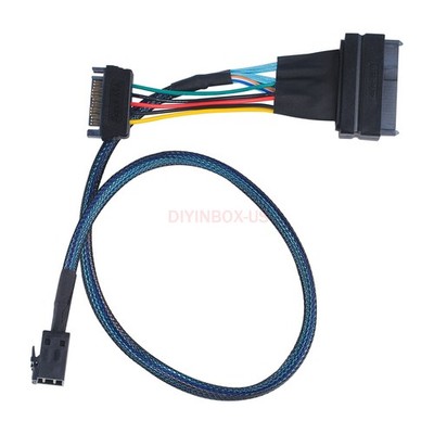 PCI-E 4.0 NVME Converter SFF-8643 M.2 to U.2 SFF-8639 HD SAS SATA Adapter Cable