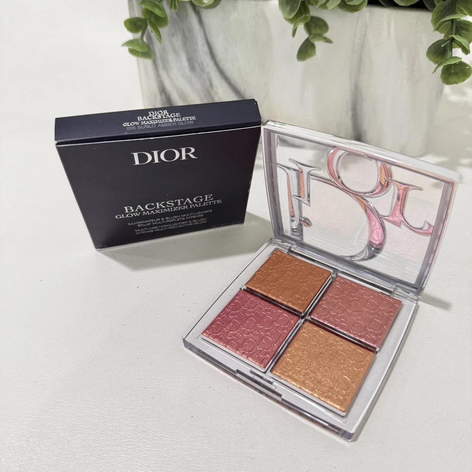Dior Backstage Glow Maximizer Palette - 005 SUNLIT AMBER GLOW - 10g/0.35oz - Image 3 of 4