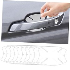 10PCS Transparent Car Door Handle Scratch Protector, TPU Invisible Protective