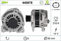 Valeo Lichtmaschine Generator 210A 14V FüR Dacia Duster Lodgy Renault Clio IV