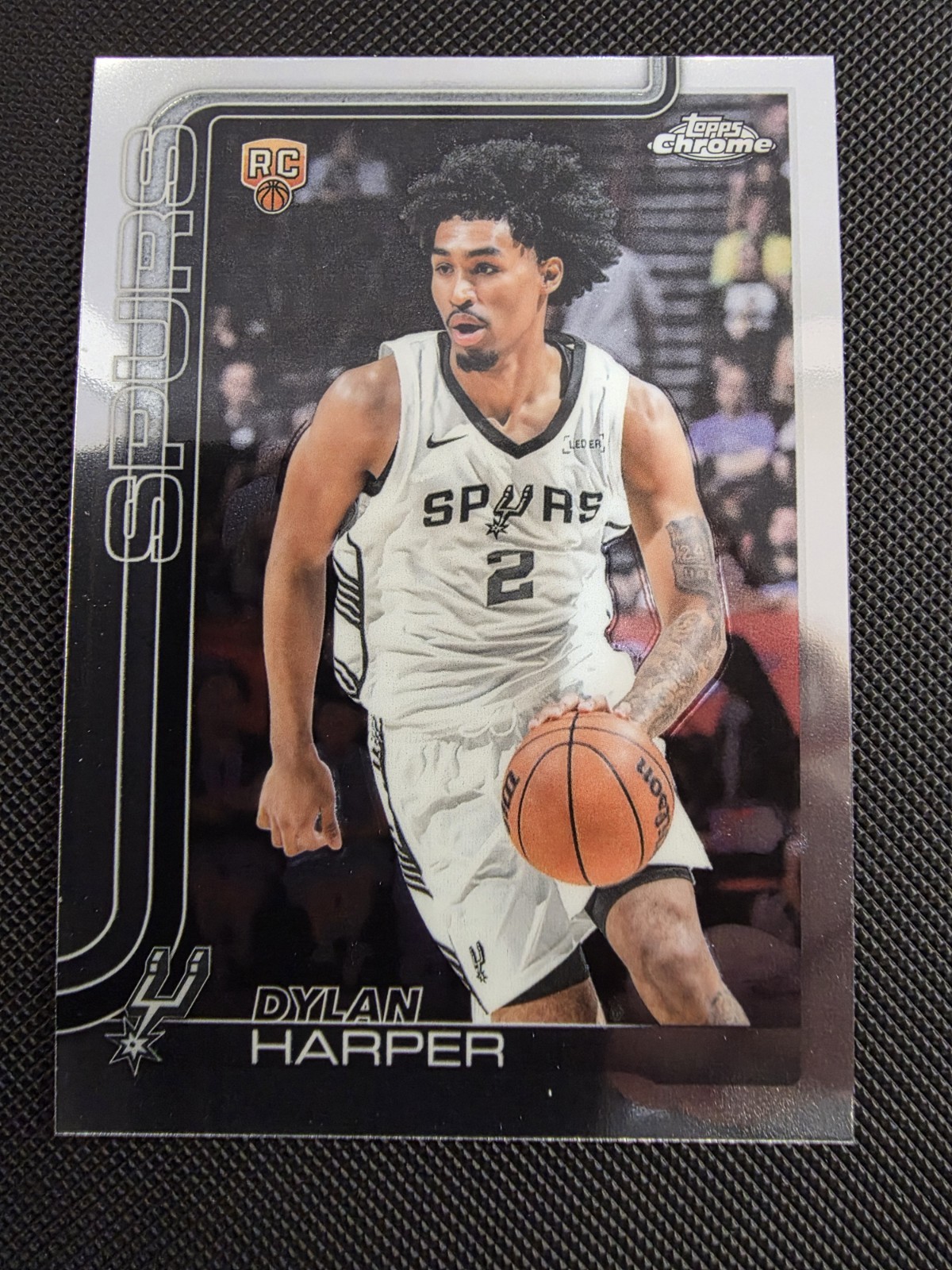 Topps Chrome 2025-26 Dylan Harper #252 Rookie San Antonio Spurs NBA