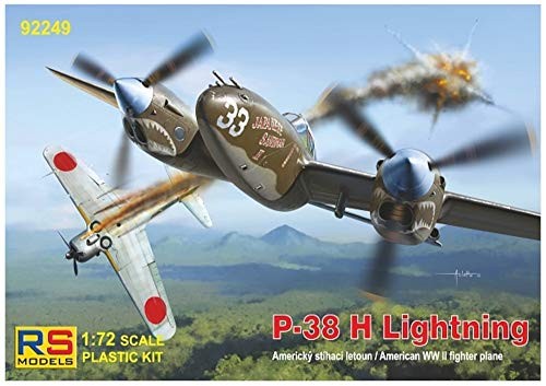 Истребитель армии США P-38H Lightning Guadalcanal 1943 года выпуска времен Второй мировой войны, модель самолета 92249