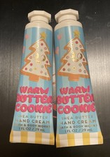  2 Bath  Body Works WARM BUTTER COOKIE Shea Butter Hand Cream Set NEW   