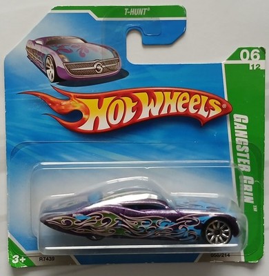 HOT WHEELS 2010 GANGSTER GRIN, ''TREASURE HUNT'', MULTICOLORED, SHORT CARD.