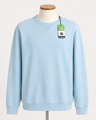 Element Women s Size 16 Light Blue Crewneck Sweatshirt Recycled Cotton NWT