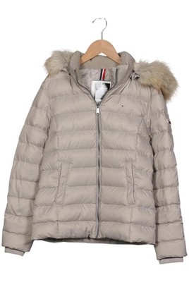 Tommy Jeans Jacke Damen Anorak Jacket Kurzmantel Gr. M Daunen Beige #13ofw64