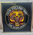 Vtg Blitz Weinhard Olde English 800 Malt Liquor Beer Sign Mirror Bar Mancave 15"