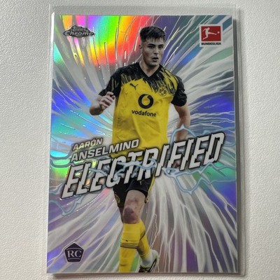 Aaron Anselmino RC Electrified - Topps Chrome Bundesliga 2025
