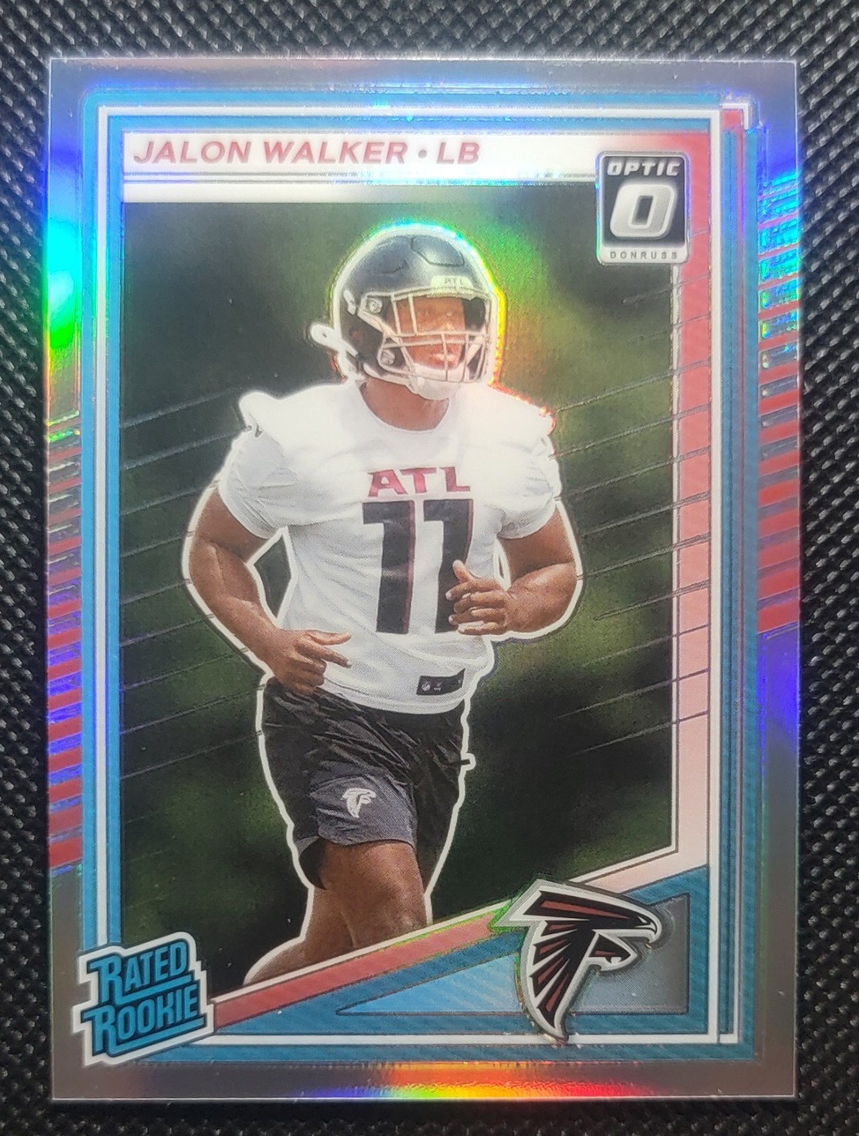 Jalon Walker 2025 Panini Donruss Optic Preview Holo #344 Rated Rookie Falcons