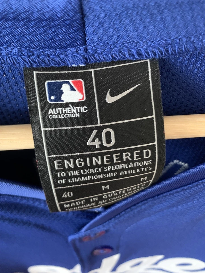 Camiseta Nike Shohei Ohtani Auténtica Elite Talla 40 Azul Foto 3 de 3