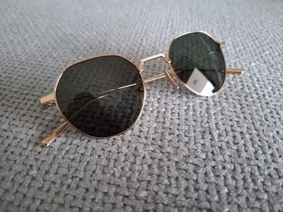 DITA ARTOA.82 Sunglasses DTS162-A-01 Shinny Gold Green Lenses 48-21