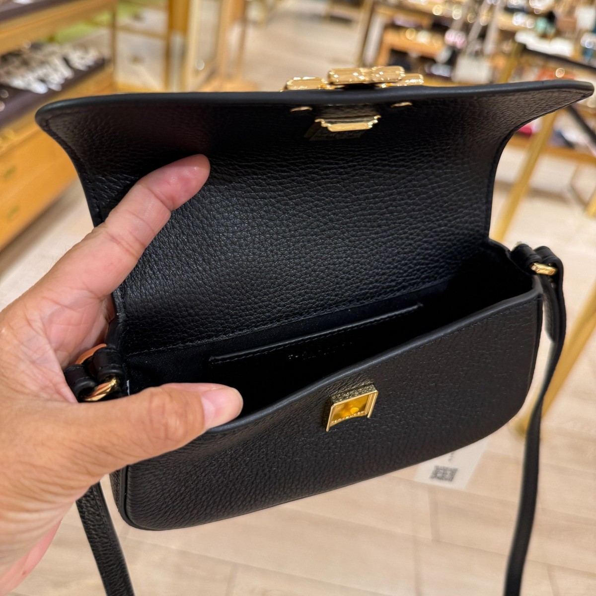 Tory Burch Britten Mini Top Handle Crossbody 149645 BLACK $300 | eBay