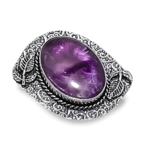Sage Amethyst Gemstone 925 Sterling Silver Jewelry Ring Size 7 W318 | eBay