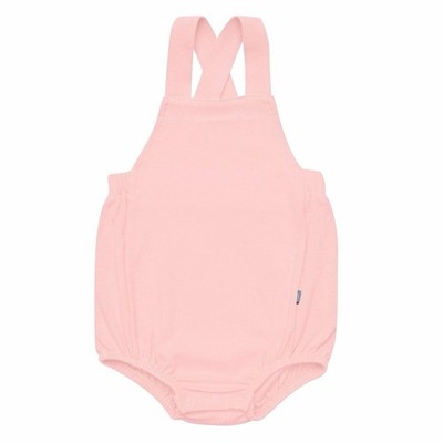 KYTE Baby Bamboo Jersey Sleeveless Bubble Overall Crepe Pink 12-18 Month NWT