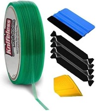 Vinyl Wrap Cutting Tape Finishing Line 50M Plus 3M Toolkit Squeegee, Squeege
