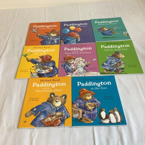 8 Paddington Taschenbücher Bilderbücher Michael Bond ** KOSTENLOSER VERSAND **