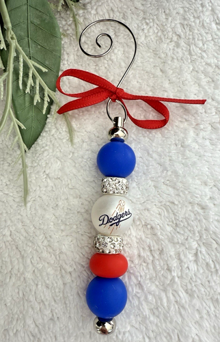 Handgefertigte Los Angeles Dodgers Ornament-Perlen MLB Fan Geschenk-Baseball Dekor - Bild 2 von 4