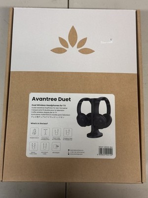 Avantree Duet Dual Wireless Headphones for TV, Transmitter/Charging Stand