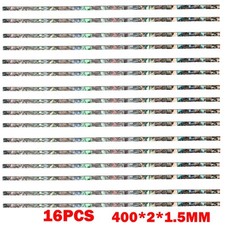 16Pc Guitar Abalone Shell Inlay Binding Purfling 16"x1/16" 400x1.5mm Luthier