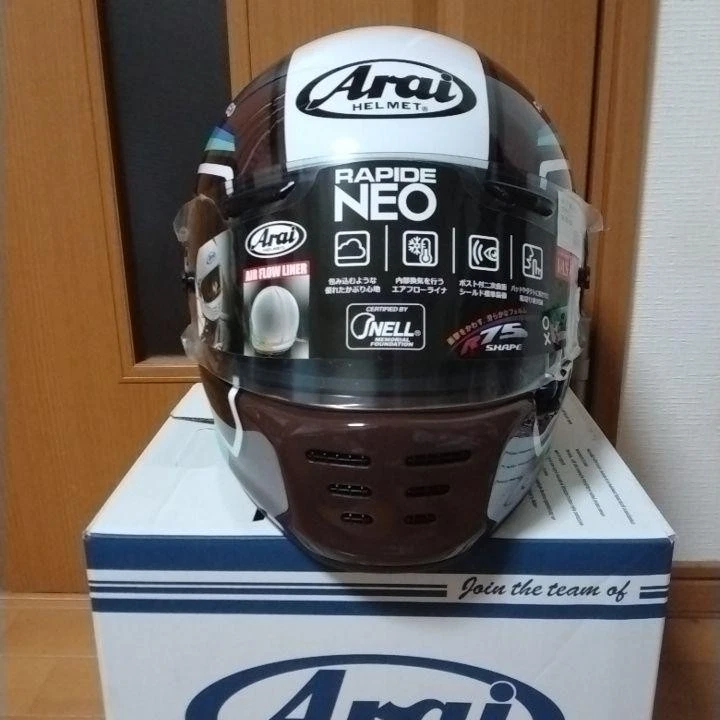 Arai RAPIDE-NEO NUMBER Full Face Helmet Size L (59-60cm) New From Japan - Image 2 of 4