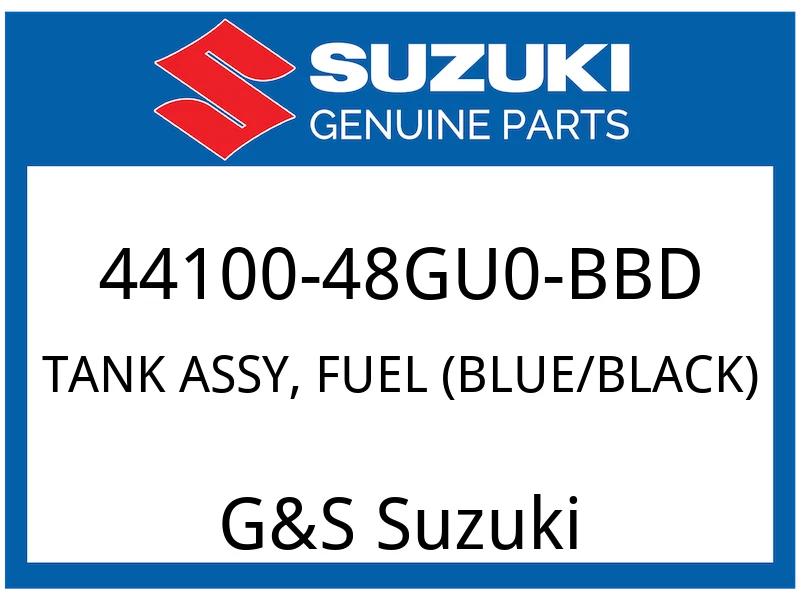 TANK ASSY, FUEL (BLUE/BLACK)