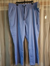 NWT Unisex JAANUU BLUE SCRUB PANTS SIZE 1X