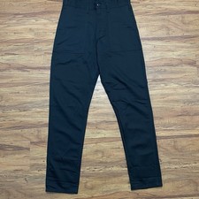 Stan Ray Slim Fit 4 Pocket Fatigue Pants 32x32 32x33 Black Twill Made In USA