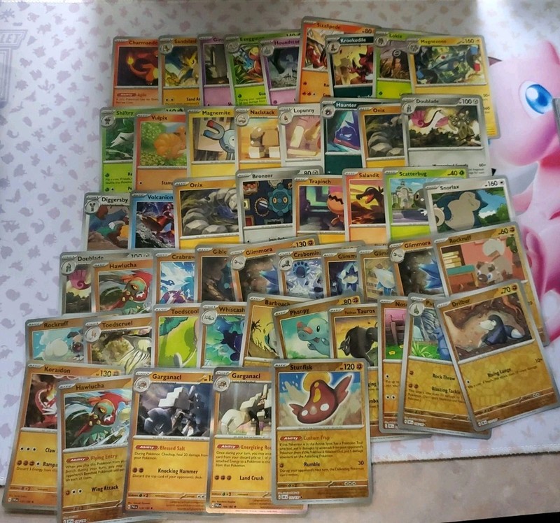 Pokemon TCG Mixed Lot 25 Reverse Holos And 25 Uncommon And Common Cards