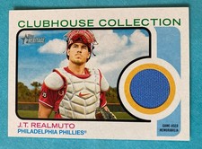 2022 Topps Heritage - Clubhouse Collection Relics J.T. Realmuto #CC-JTR (MEM)