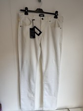 Jeans Paige Lennox Transcend Icecap slim fit bianchi taglia 33 vita prezzo consigliato £ 230