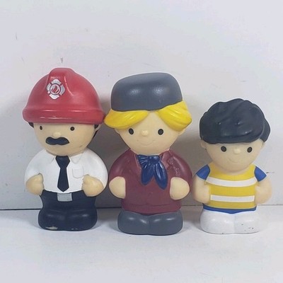 ELC HAPPY LAND 3'' FIREMAN STEWART BOY for Fisher Price Little People size (Q1)