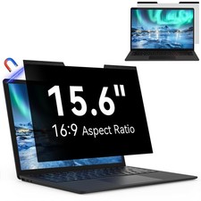 Magnetic Laptop Privacy Screen15.6 Inch 16:9 Aspect Ratio, Anti-Glare Laptop ...