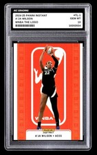 2024-25 A'Ja Wilson Panini Instant Rookie Card WNBA The Logo #TL-1 Graded 10
