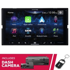 Alpine iLX-W670 7" Shallow-Chassis Multimedia w/ DVR-C320R Dash Camera