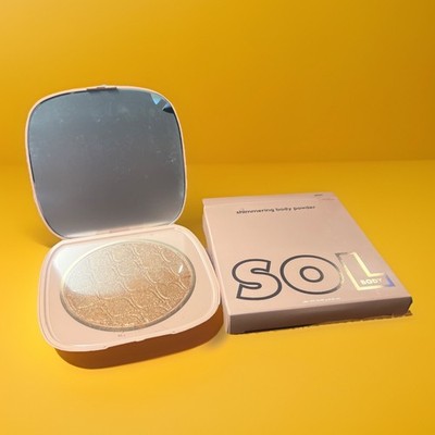 SOL SHIMMERING BODY & FACE POWDER ~ BRONZE  ~ BNIB ~ FULL SIZE