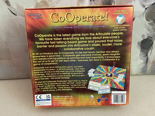 Opened Unused Drumond Park Co Operate! The Fast Talking Team Game Ages 12+ - Picture 4 of 15