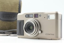 Read Exc 5 w/Case Contax TVS Point Shoot 35mm Compact Film Camera From JAPAN