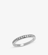 Tiffany & Co. Brilliant cut Diamond Platinum Half Eternity Ring