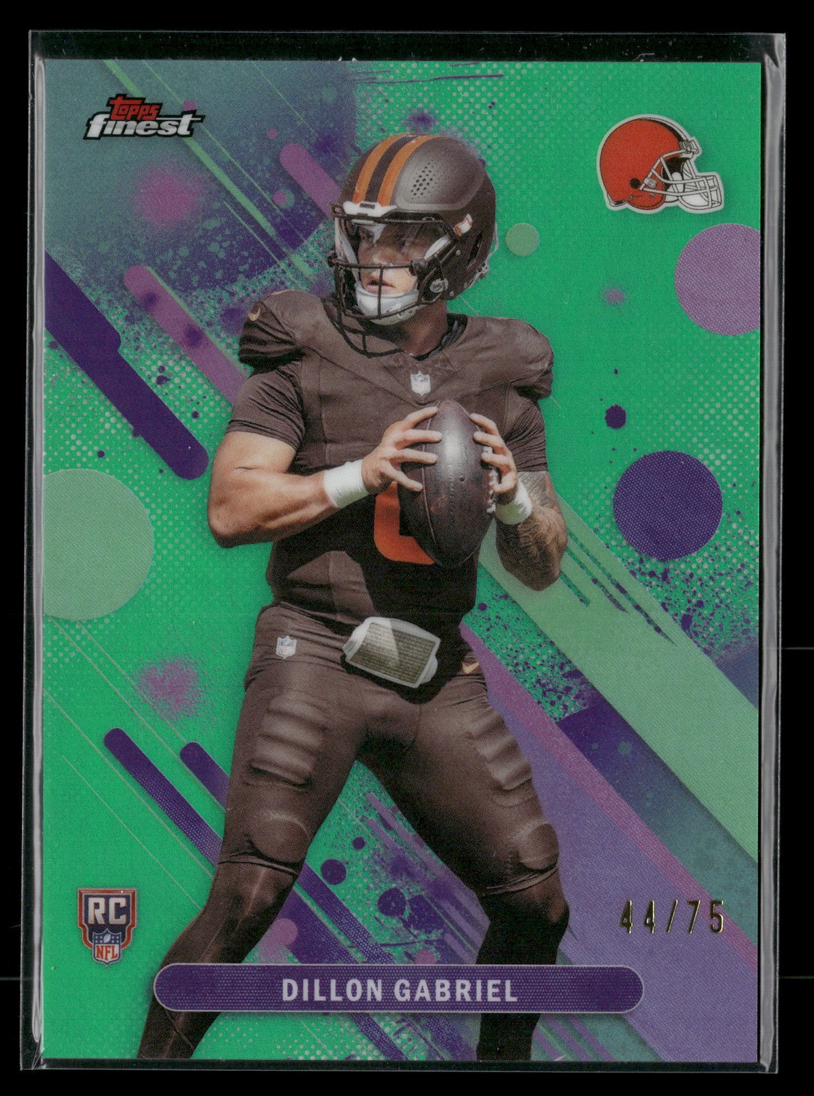 2025 Finest #5 Dillon Gabriel Green Refractor #/75