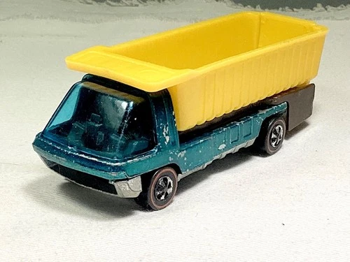 VINTAGE HOT WHEELS Redline Heavyweights Dump Truck Aqua Complete Condition