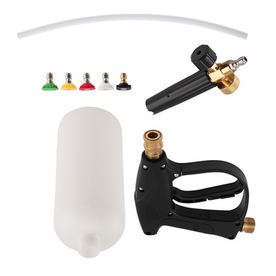 #ad Snow Foam Car Wash Lance 1 4quot; Pressure Washer Gun Kit with 5 Spray Tips $32.90