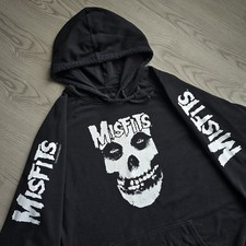 Misfits Crimson Ghost Pull Over Oversized Hoodie Vinyl Icons Size 6 Fits 3XL