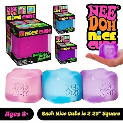 NeeDoh Nice Cube Soft Sensory Fidget Toy Anti Stress Squishy Gel Cube For Kids