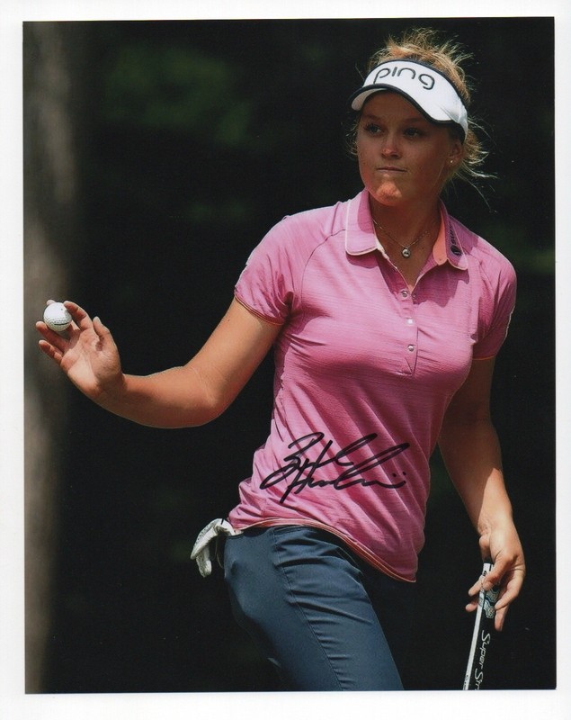 Brooke Henderson signed autograph 8x10 Photo No COA Pass BAS PSA JSA LPGA Hot