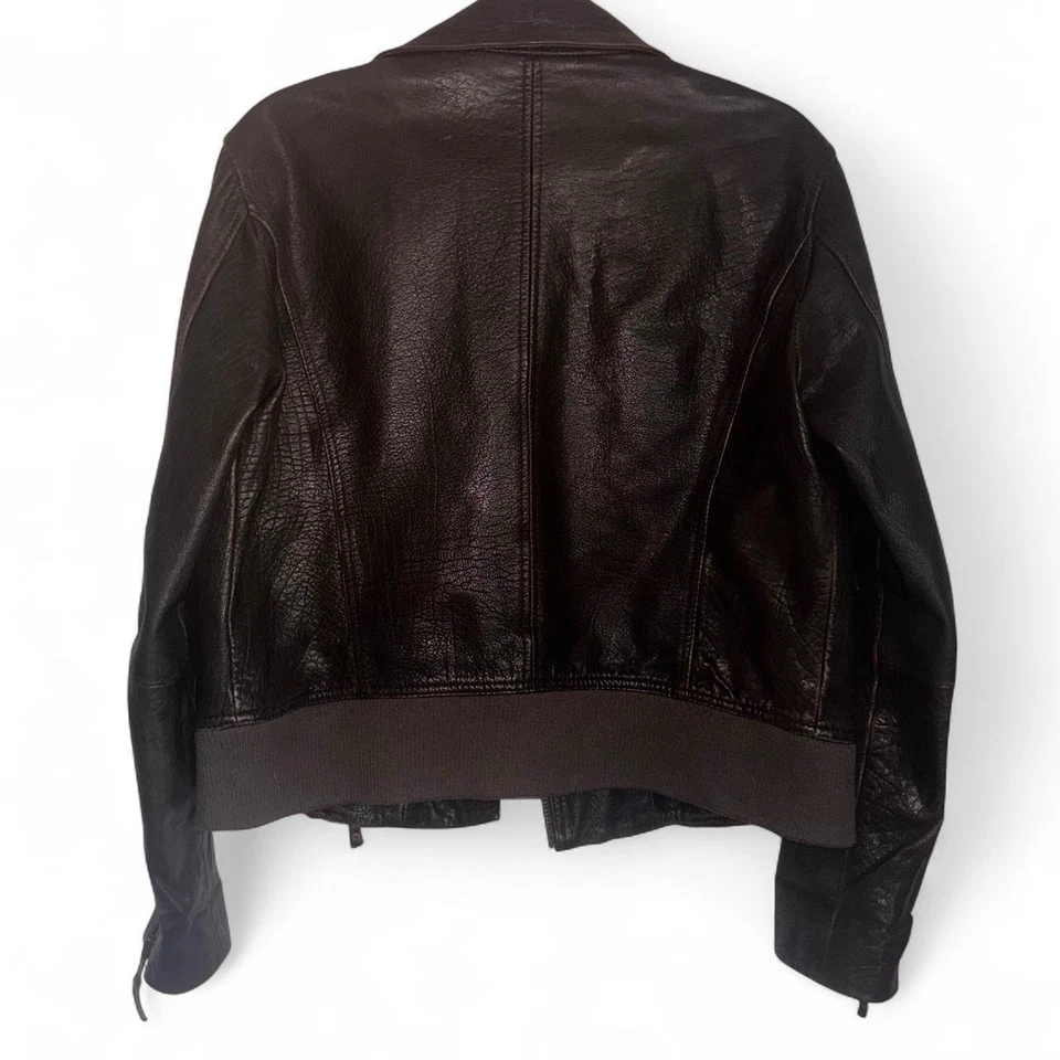Vintage Members Only Leather Jacket - Image 2 of 4