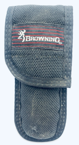 Browning Medium Drop Point Knife 726 Seki Japan 440C Black Lockback Folder Case - Picture 10 of 11