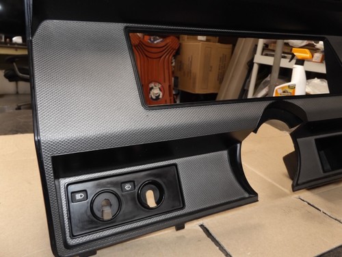1980-1986 Ford F150-350 Bronco Gray Dashboard Cluster Bezel E0TB-10045C90-A #2 - Picture 3 of 9