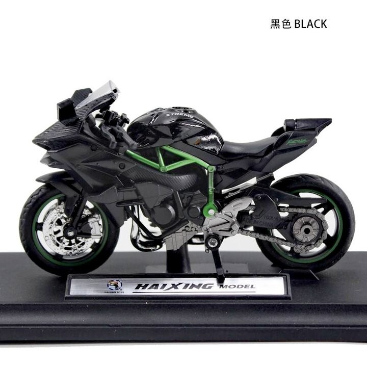 1:18 Scale Kawasaki Ninja H2R Motorcycle Model Diecast Alloy Bike